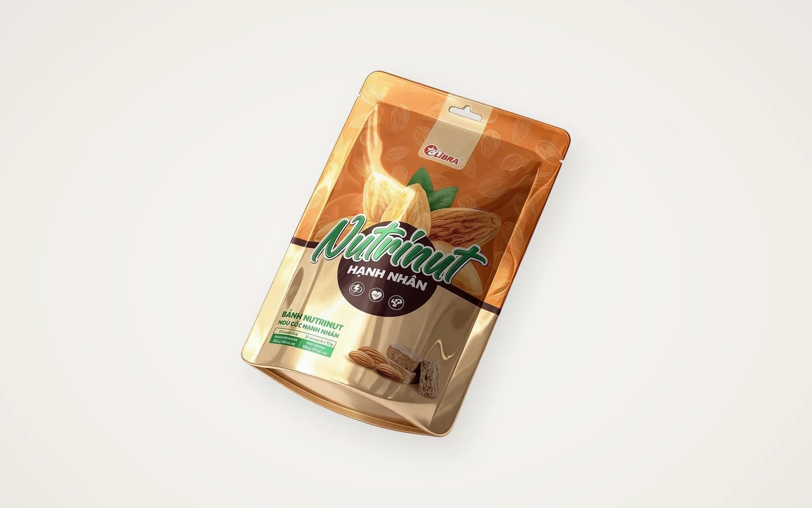 Nutrinut almond cereal bar pouch