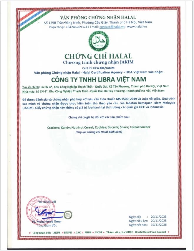 MS 1500:2019 · JAKIM scheme — Halal Certificate